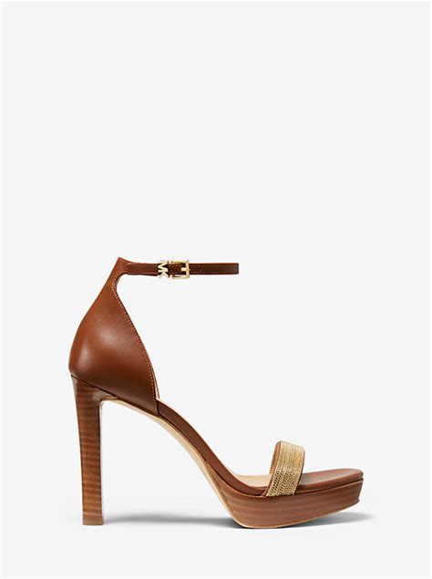 michael kors morgana platform|Margot Leather Platform Sandal .